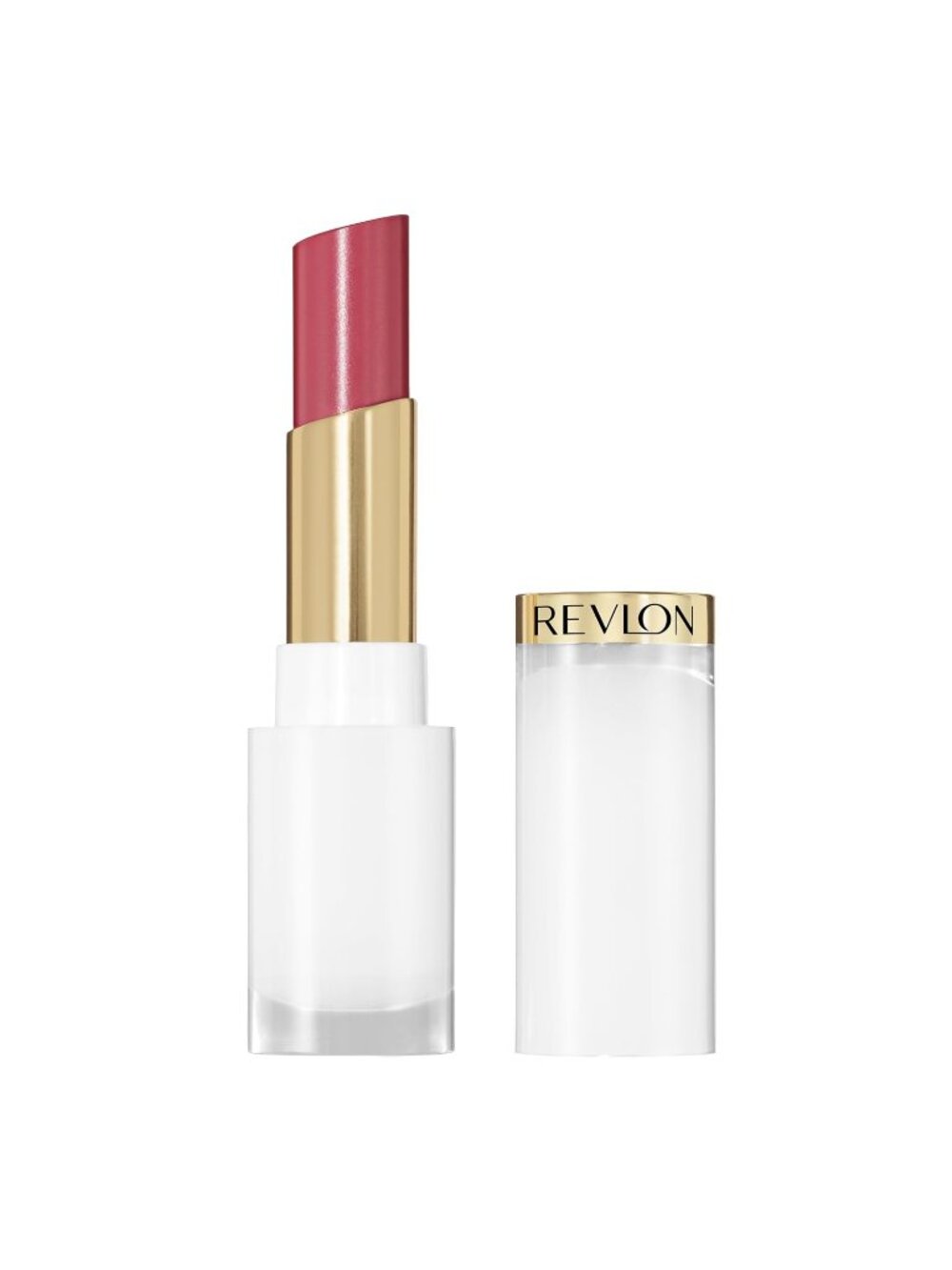 Revlon 005 Glossed Up Rose Lustrous Glass Shine Balm Hydrating Tinted Lip Gloss